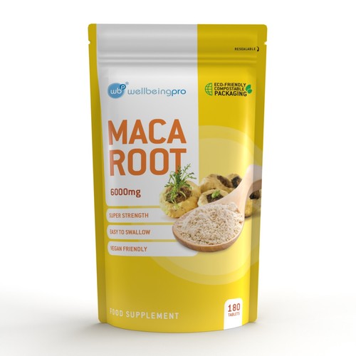 180 maca root 6000mg tablets - 180,