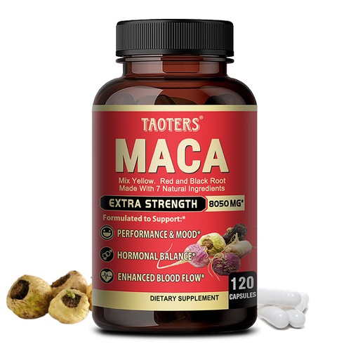 Maca root herbal capsules 120 - maca,