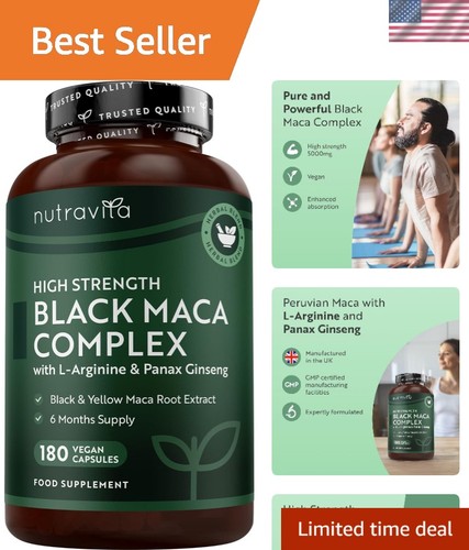 180 maca root capsules - root, with