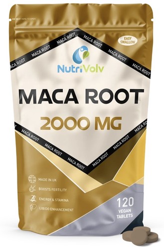 Maca root supplement tablets - root,