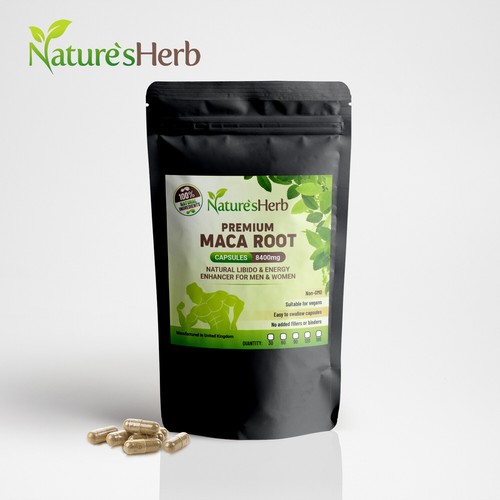 Maca root capsules 8400mg - maca,