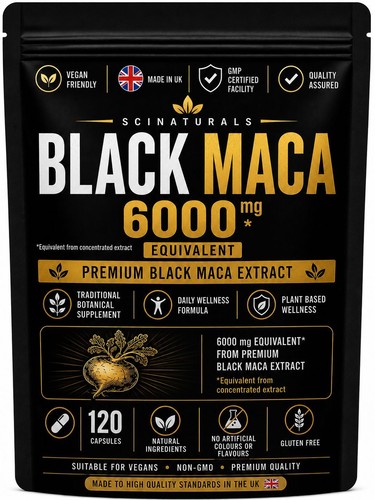 Black maca 6000 equivalent - black,