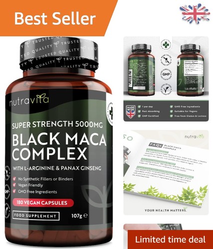 Maca root capsules 5000mg - root,