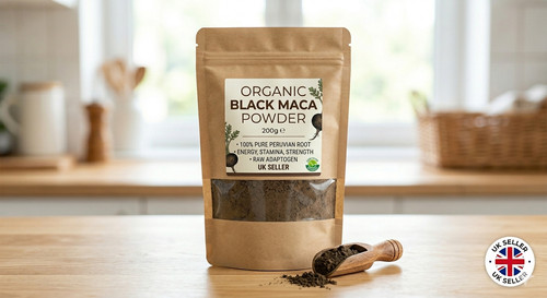 Organic black maca root powder - organic,