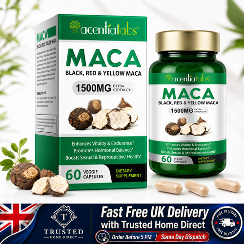 Maca root capsules 1500mg - root,