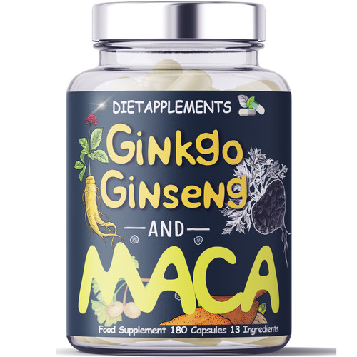 Maca root 4000mg ginkgo - maca,